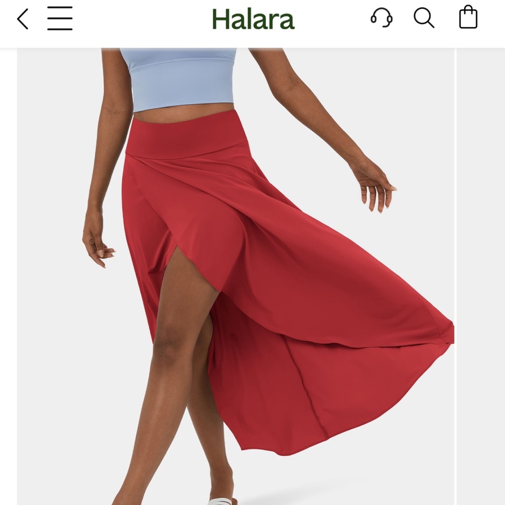 Two pairs of brand new halara yoga shorts skirts